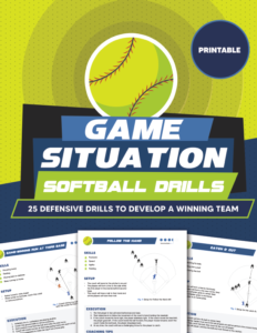 Game situation softball drills